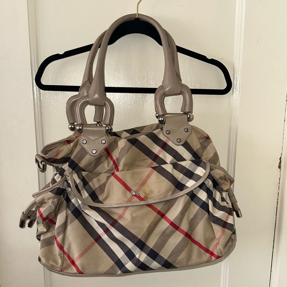 Burberry Nova Check Diaper Bag